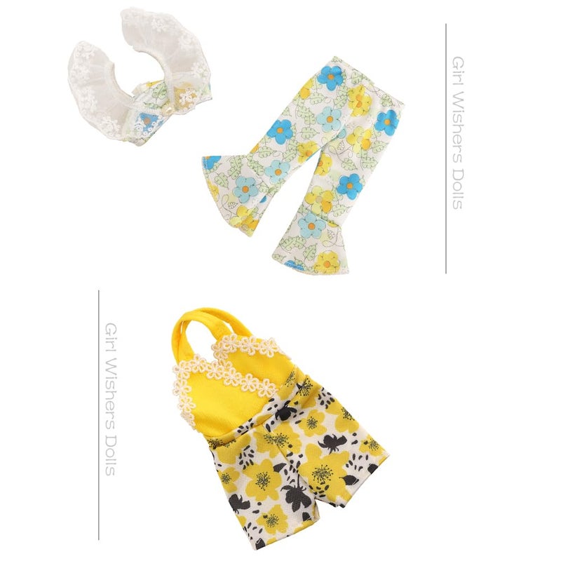 BM 10 Sets American 14.5 Inch Doll Clothes Outfits Dolls Handmade Casual Wear Clothes and Other 14 -14.5 Inch Dolll - Image 5